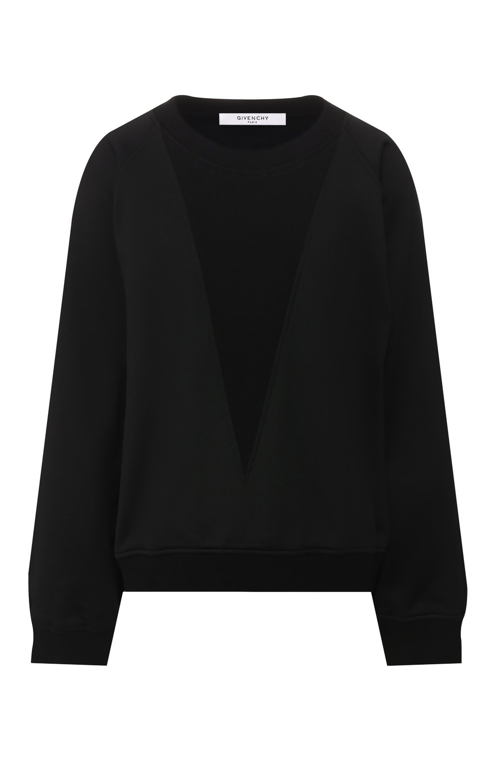 Пуловер свободного кроя GIVENCHY черного цвета по цене 108500 руб., арт. BW706B306W, фото 1 Пуловер свободного кроя GIVENCHY, арт. BW706B306W, фото 1