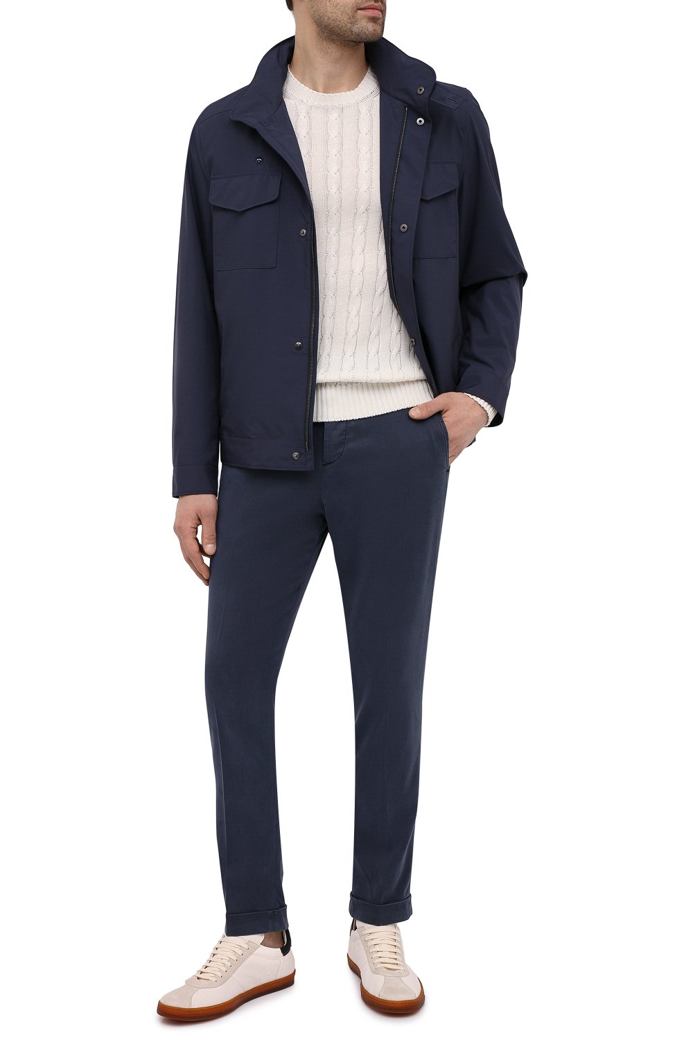 Кожаные кеды OFFICINE CREATIVE, арт. KARMA/012/0LIVER/GIAN0/FRIDA, фото 2