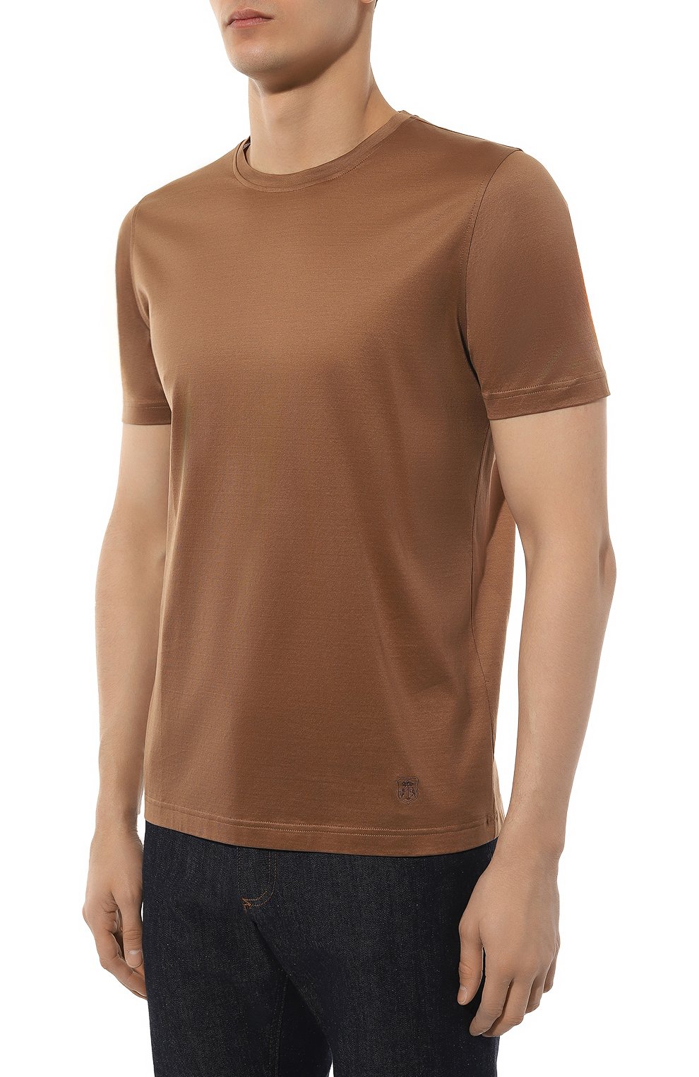 Хлопковая футболка CORNELIANI, арт. 93G500-9325000, фото 3