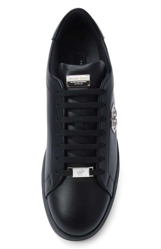 Кожаные кеды Philipp Plein FABS USC0379 PLE075N Чёрный  FABS USC0379 PLE075N Фото 5
