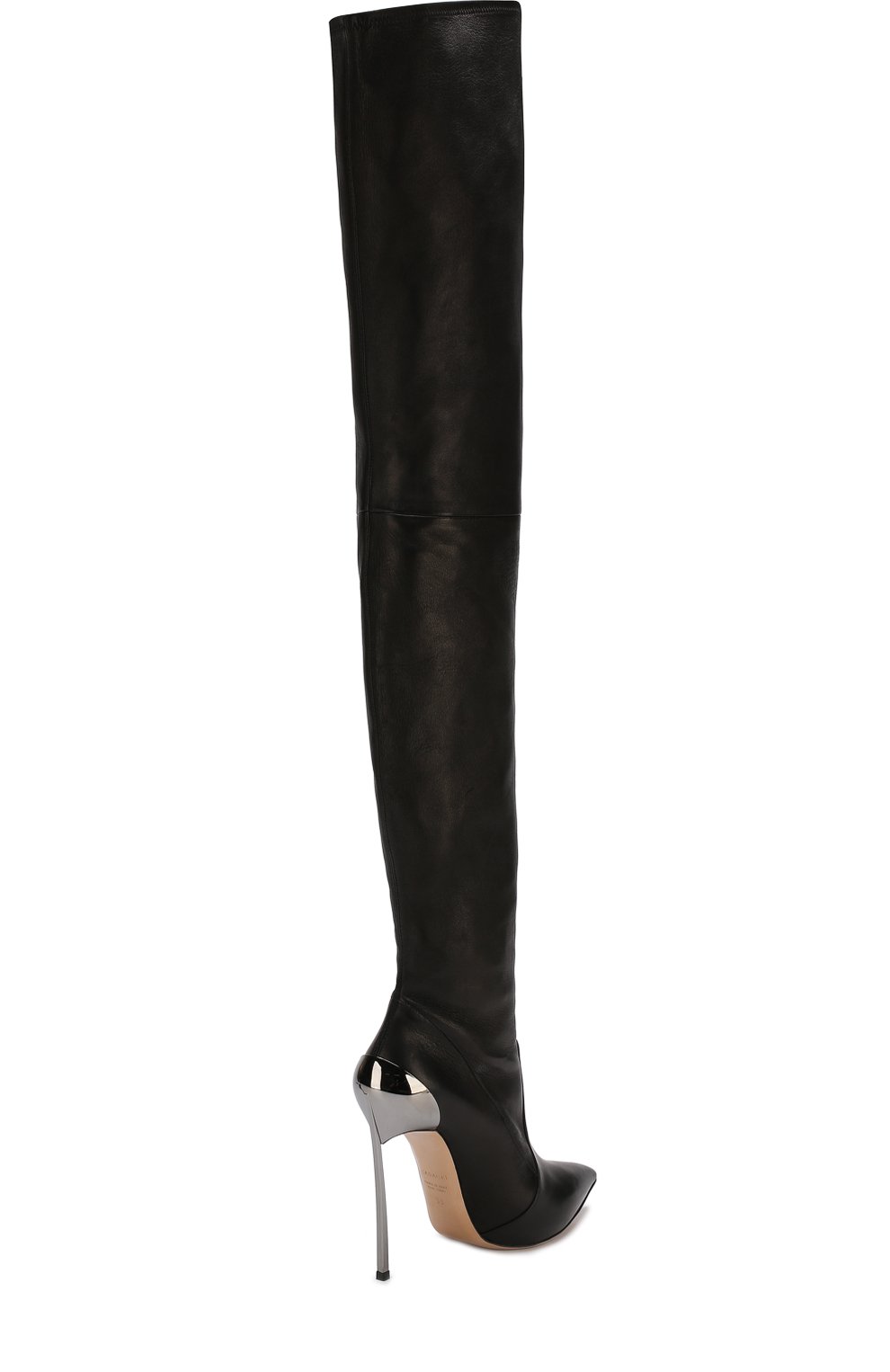 Кожаные ботфорты на шпильке blade CASADEI, арт. 1T947K120MY411000, фото 4