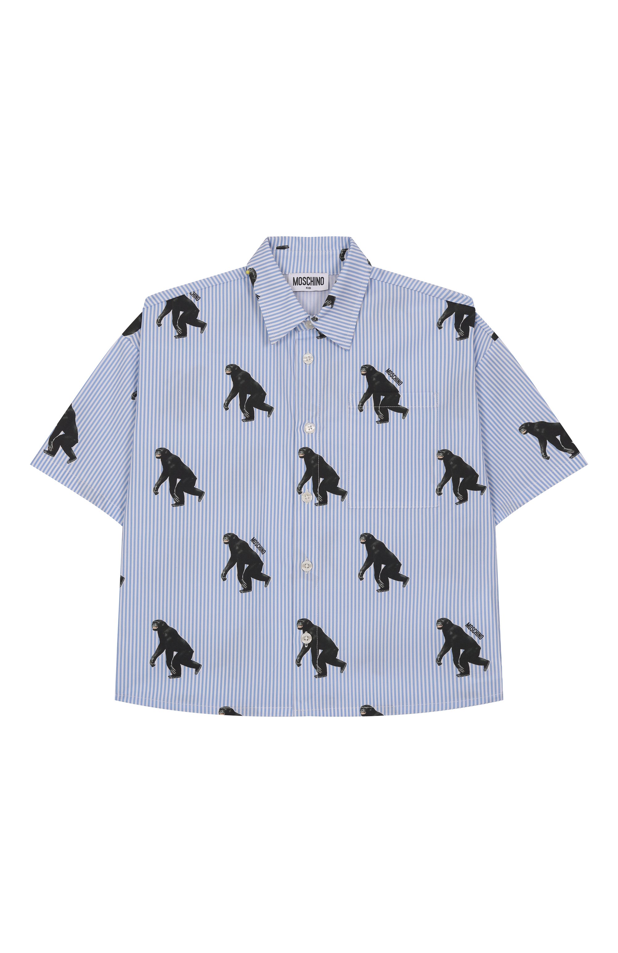 Хлопковая рубашка MOSCHINO, арт. HUC01L/LLB50/4-8, фото 1