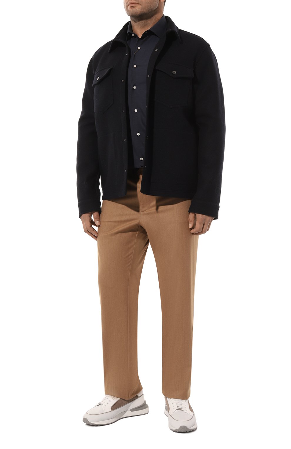 Рубашка из хлопка и кашемира CANALI, арт. 7798/GX03060, фото 2