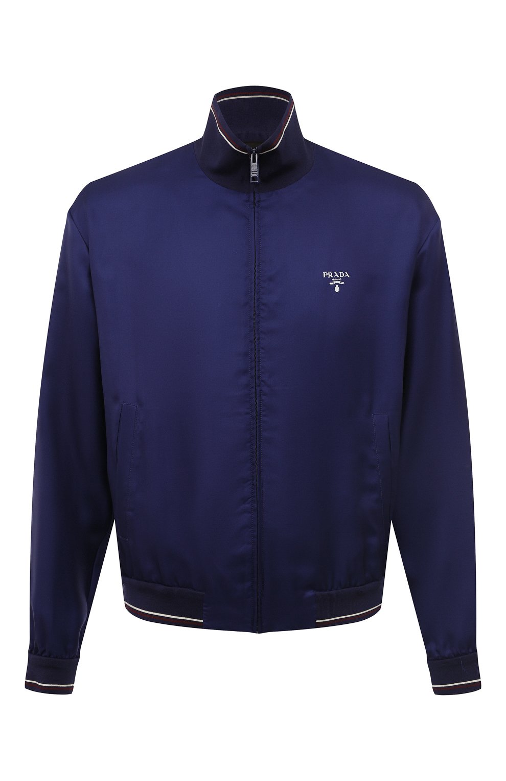 Шелковый бомбер PRADA, арт. SGB927-1QWC-F0216-212, фото 1