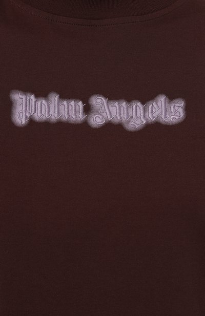 Хлопковая футболка PALM ANGELS, арт. PWAA023F24JER003, фото 5