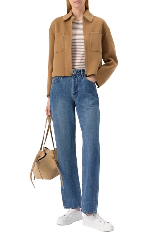 Куртка из шерсти и кашемира Max Mara Studio MADIS0N Бежевый  MADIS0N Фото 2