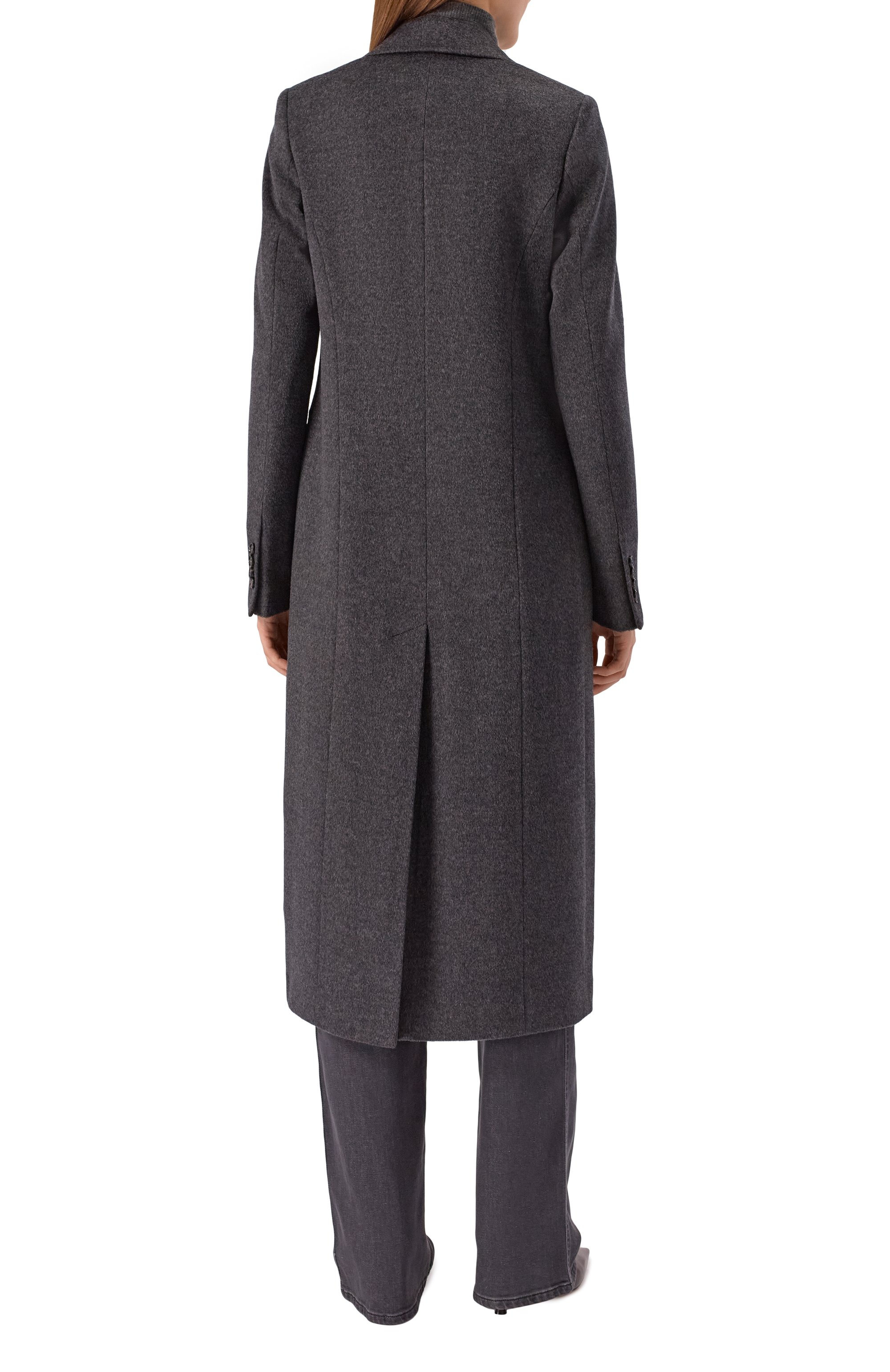 Шерстяное пальто MVST темно-серого цвета по цене 353000 руб., арт. 1602L118DPM/552, фото 4 Шерстяное пальто MVST, арт. 1602L118DPM/552, фото 4