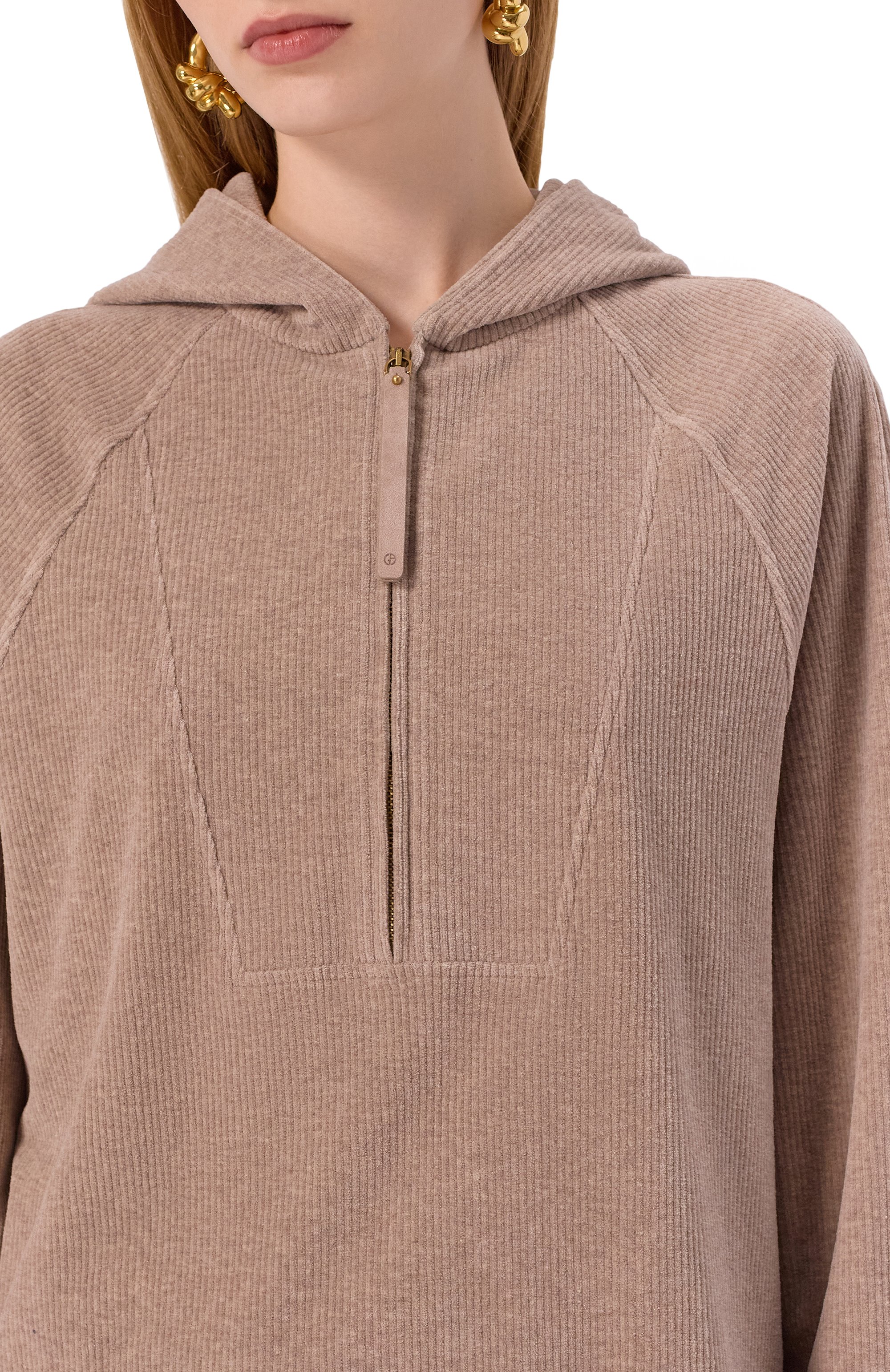 Худи из хлопка и кашемира GIORGIO ARMANI, арт. GW002418/AF19786, фото 5