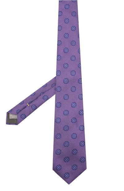Шелковый галстук CANALI фиолетового цвета по цене 10600 руб., арт. 18/HJ02323, фото 2 Шелковый галстук CANALI, арт. 18/HJ02323, фото 2