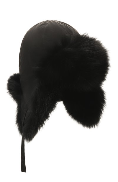 Пуховая шапка-ушанка YVES SALOMON ENFANT, арт. 25WEA906XXD0TM, фото 1