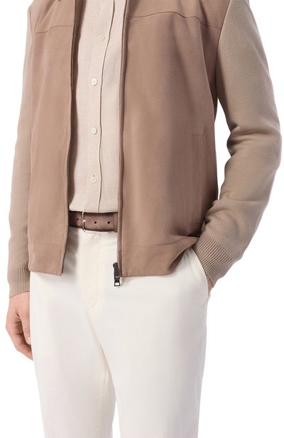 Мужской замшевый ремень SANTONI, арт. CM35VC003B91EACD