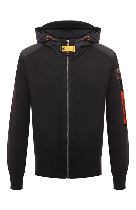 Шерстяная толстовка Parajumpers PMKNRK02 Чёрный PMKNRK02