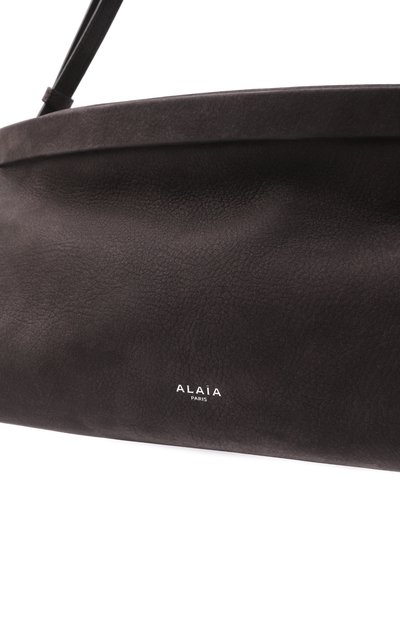 Сумка le click east-west medium ALAIA темно-серого цвета по цене 288000 руб., арт. AA1S01430CA214, фото 3 Сумка le click east-west medium ALAIA, арт. AA1S01430CA214, фото 3