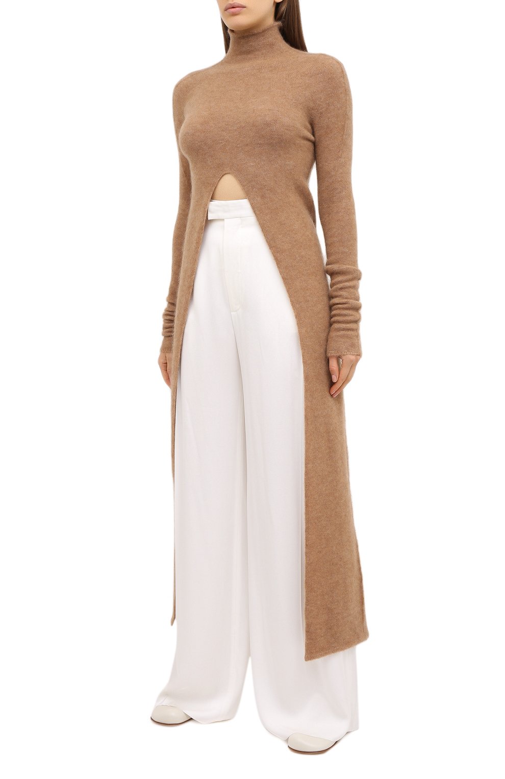 Свитер JIL SANDER бежевого цвета по цене 67600 руб., арт. JSPR751052-WRY19028, фото 3 Свитер JIL SANDER, арт. JSPR751052-WRY19028, фото 3