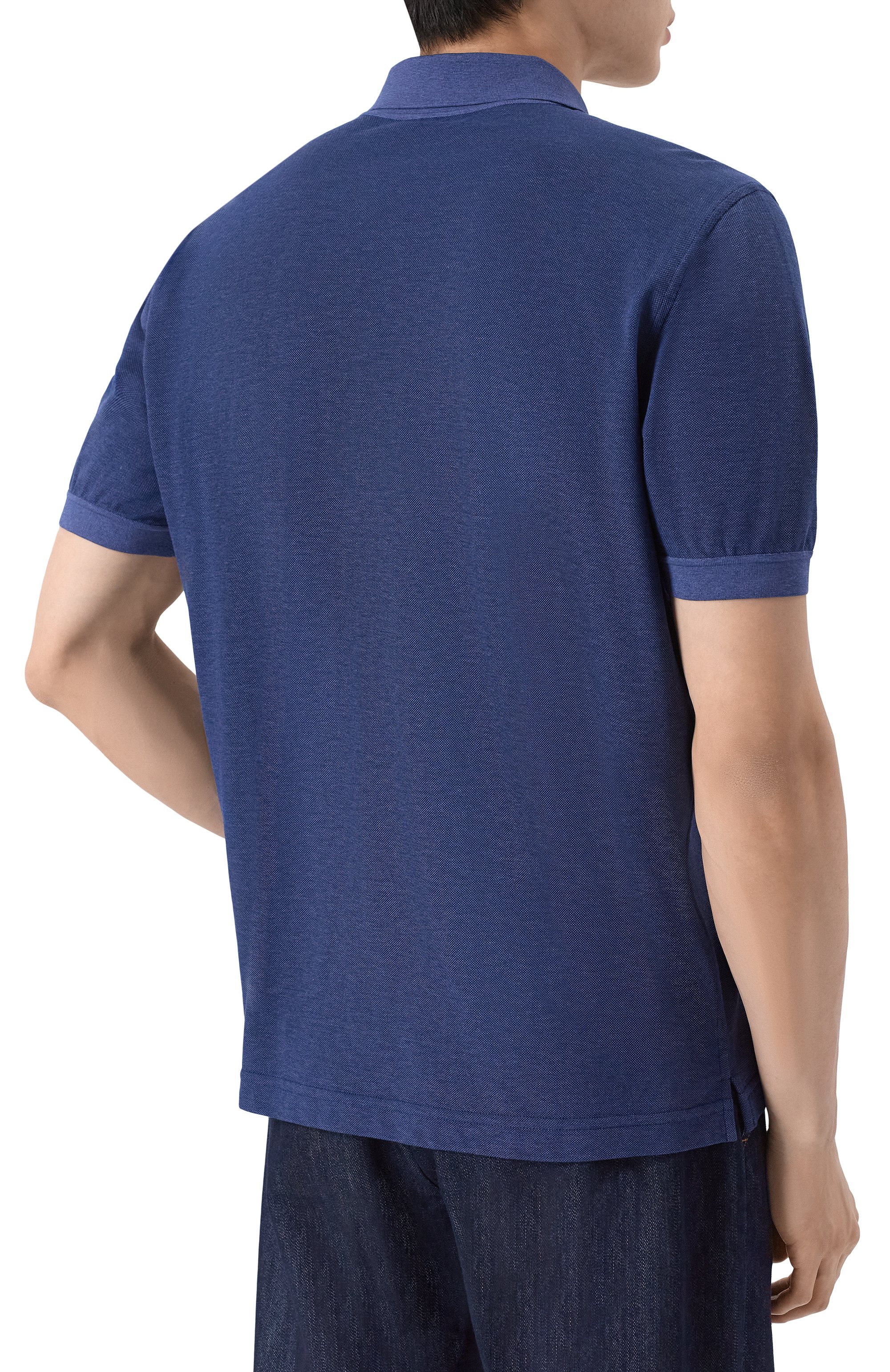 Поло из хлопка и шелка STEFANO RICCI, арт. K919078P31/T26101, фото 4