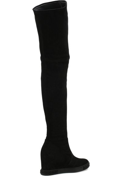 Замшевые ботфорты на танкетке CASADEI, арт. 2T815E080NT045000, фото 4