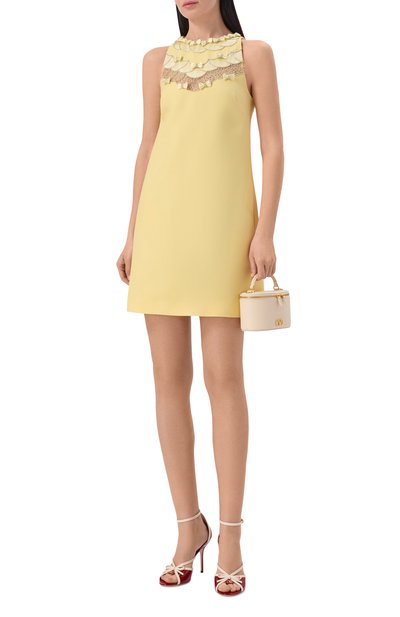 Женское платье из шерсти и шелка VALENTINO, арт. 8B3VAHG5/1CF
