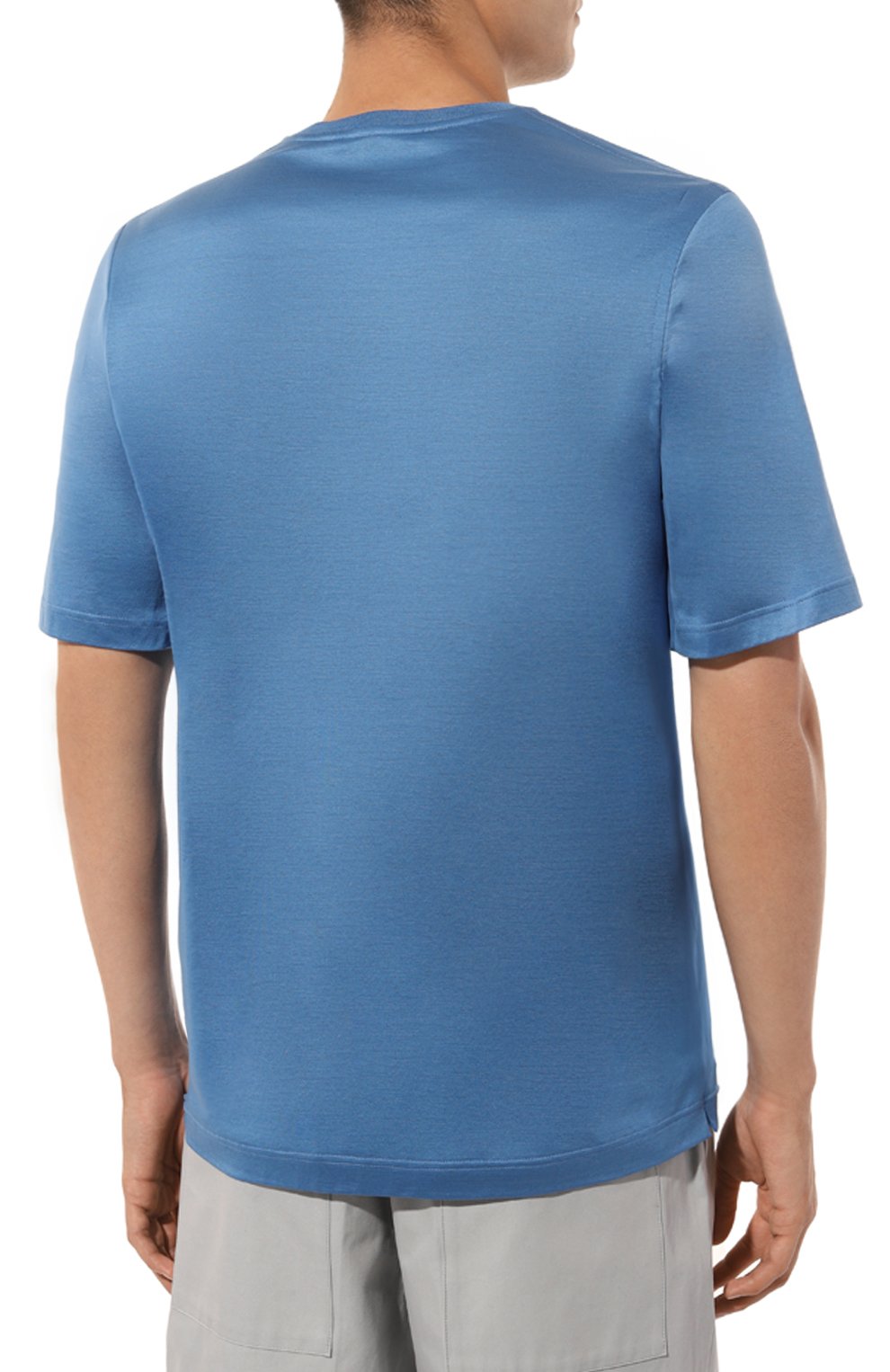 Хлопковая футболка ZILLI, арт. TSR02AM0110VZLF14M, фото 4