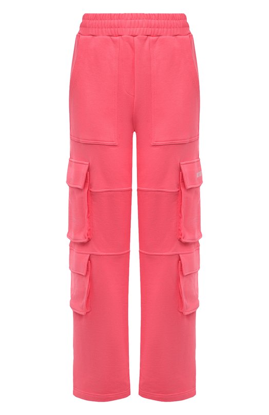 

Хлопковые брюки MSGM, Розовый