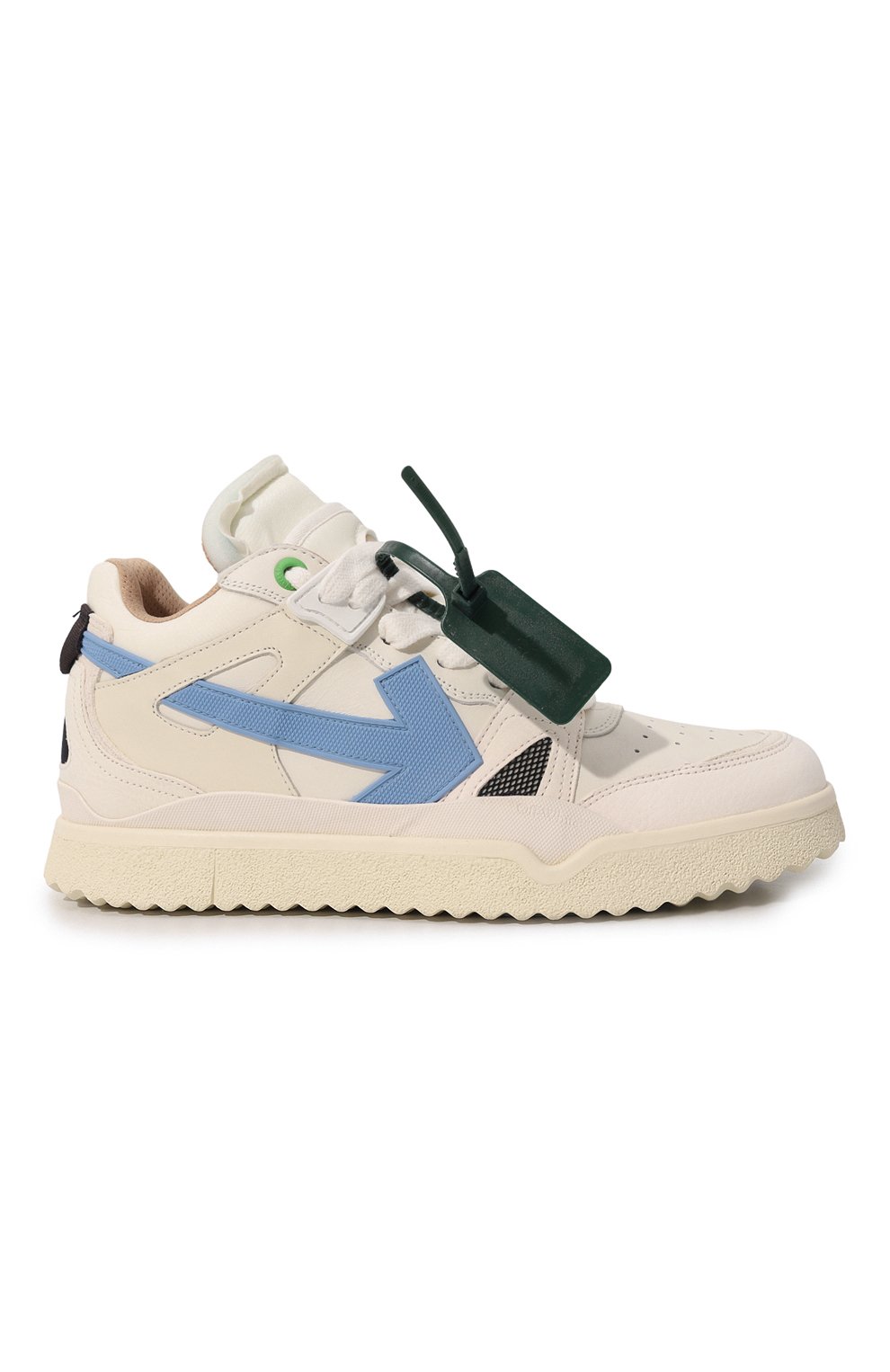 Кожаные кеды sponge OFF-WHITE, арт. 0MIA234F22LEA0010440, фото 7