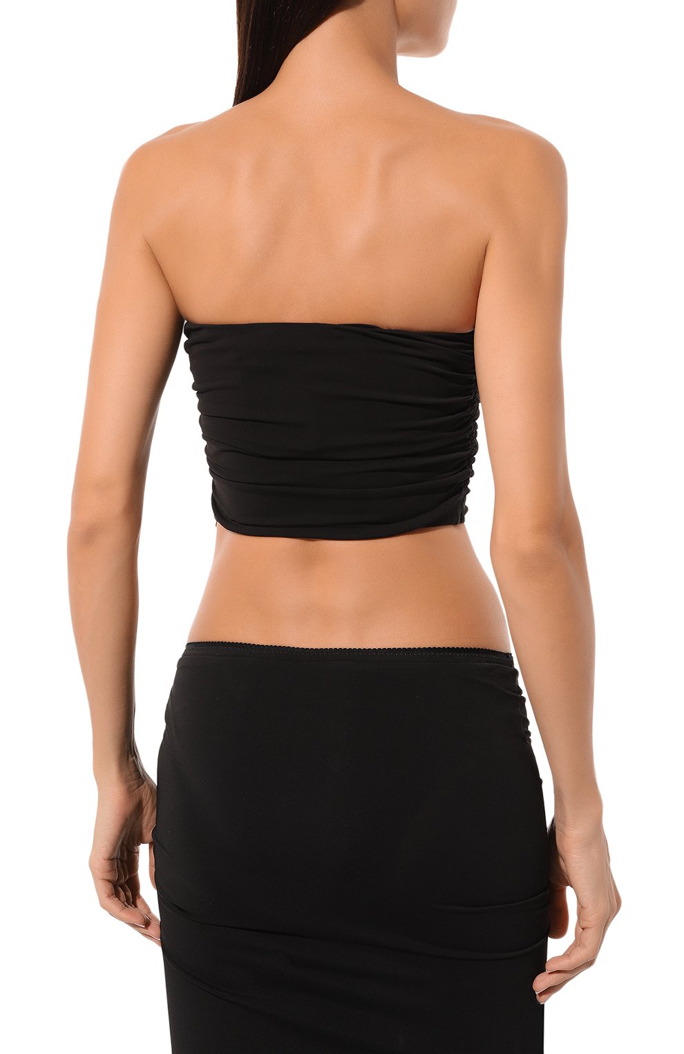 Топ THE ATTICO черного цвета по цене 69950 руб., арт. 248WCT292, фото 4 Топ THE ATTICO, арт. 248WCT292, фото 4