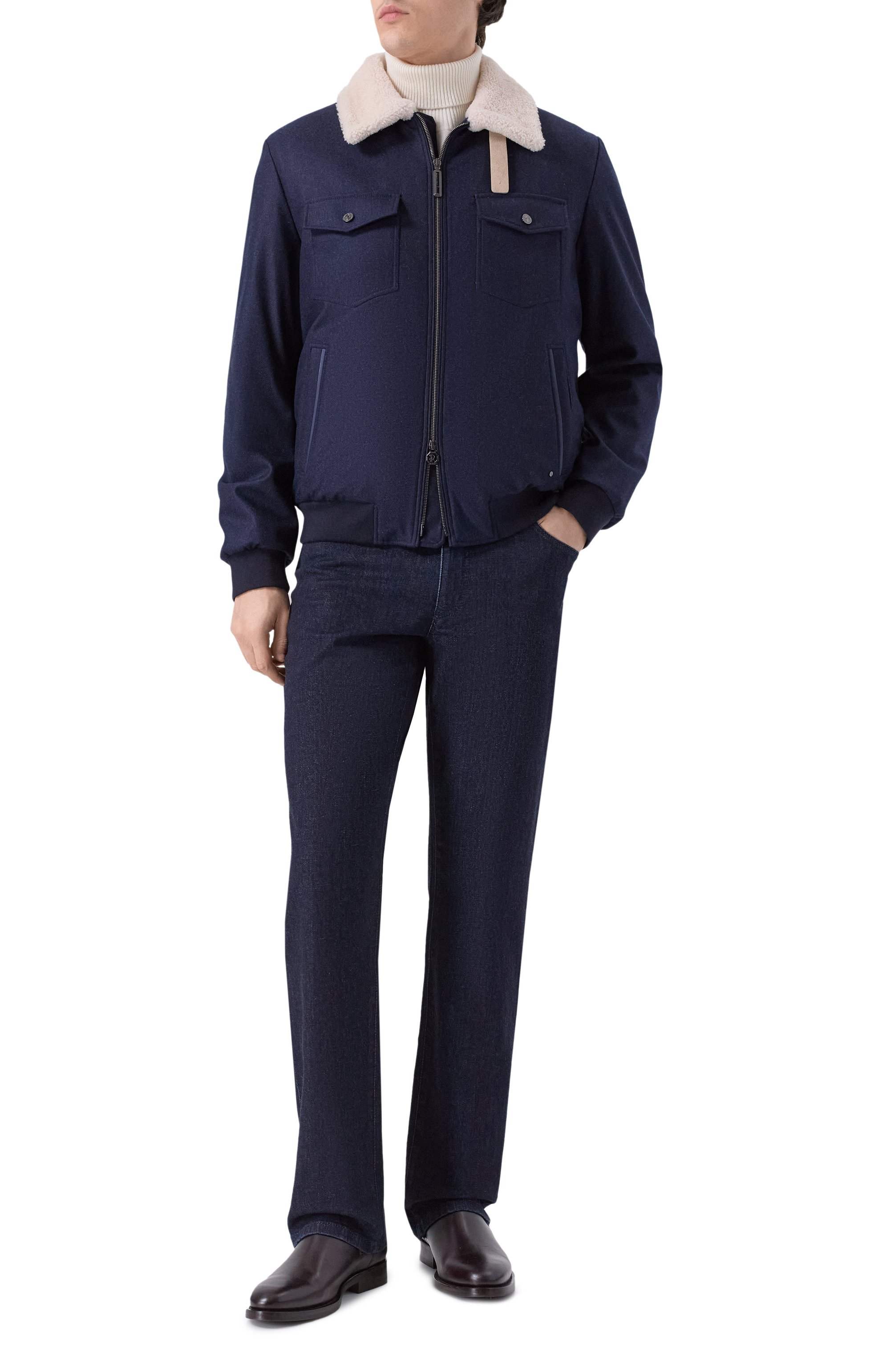 Бомбер с подкладкой из овчины STEFANO RICCI, арт. M7J5300081/MA0020, фото 2