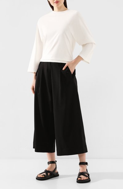 Хлопковый лонгслив TOTEME белого цвета по цене 13400 руб., арт. ESPERA L0NG SLEEVE 193-440-770, фото 2 Хлопковый лонгслив TOTEME, арт. ESPERA L0NG SLEEVE 193-440-770, фото 2