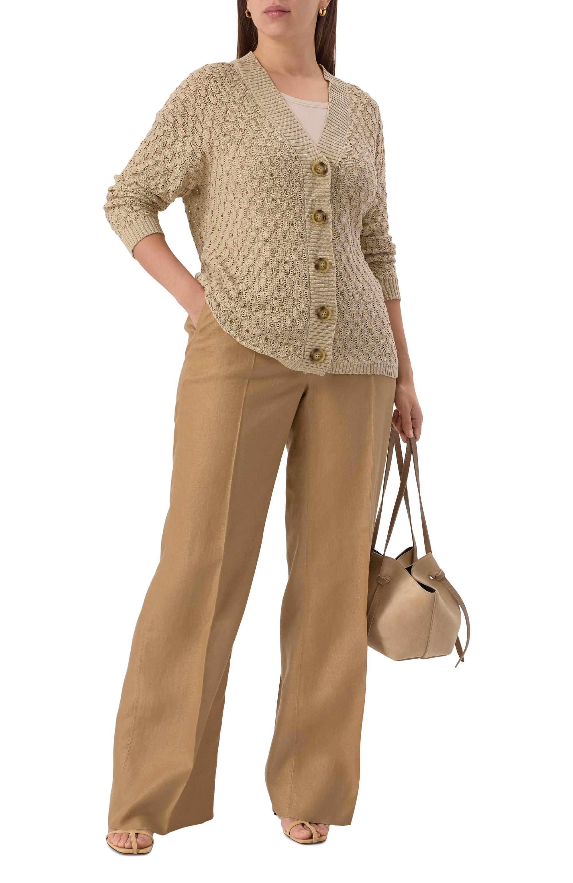 Льняные брюки MARINA RINALDI, арт. MIRK0, фото 2