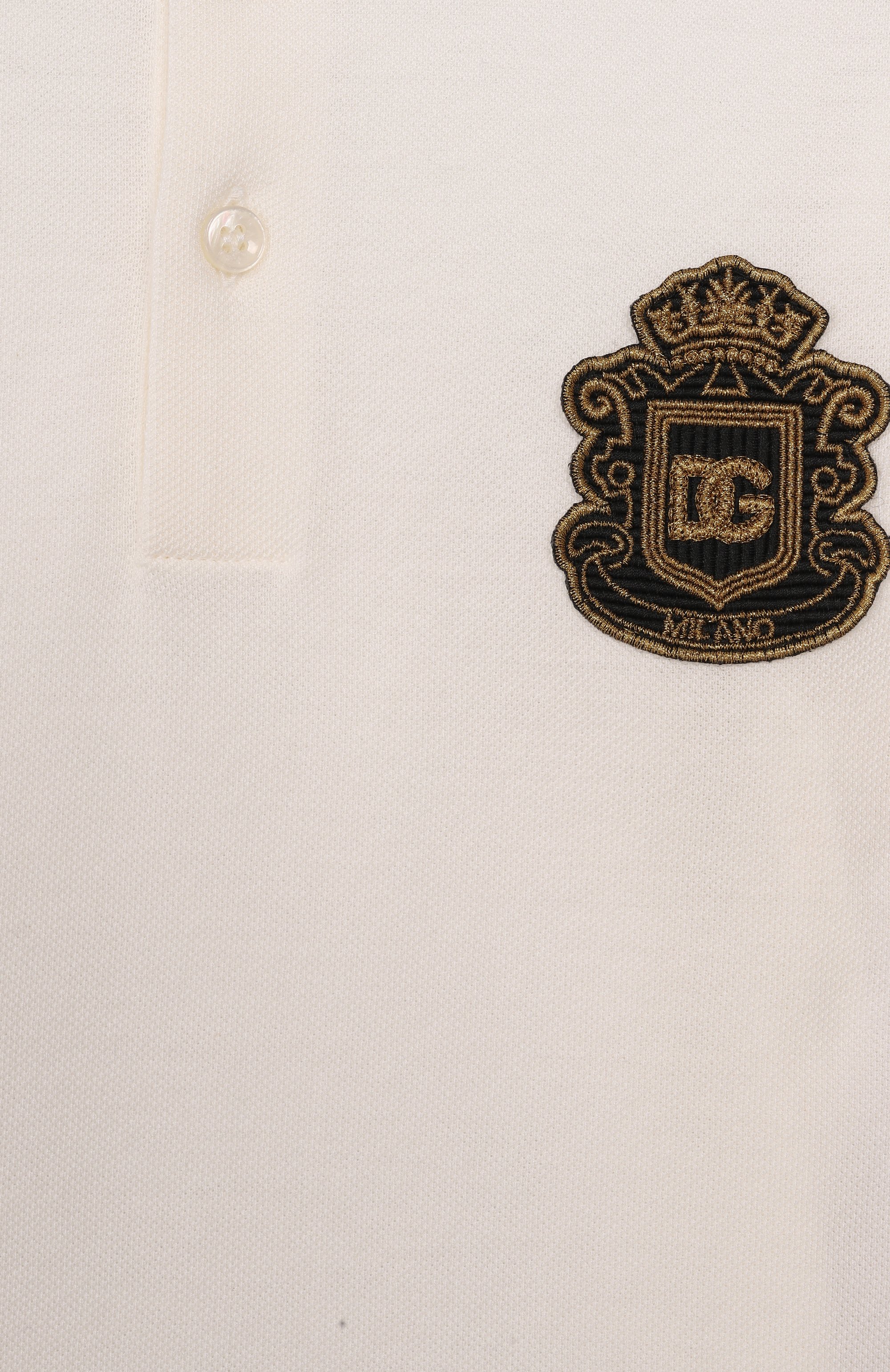 Хлопковое поло DOLCE & GABBANA, арт. L4JT8V/G7P1Q_001, фото 3