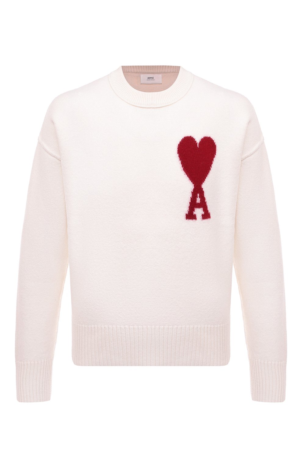Шерстяной свитер AMI, арт. BFUKS006/018, фото 1