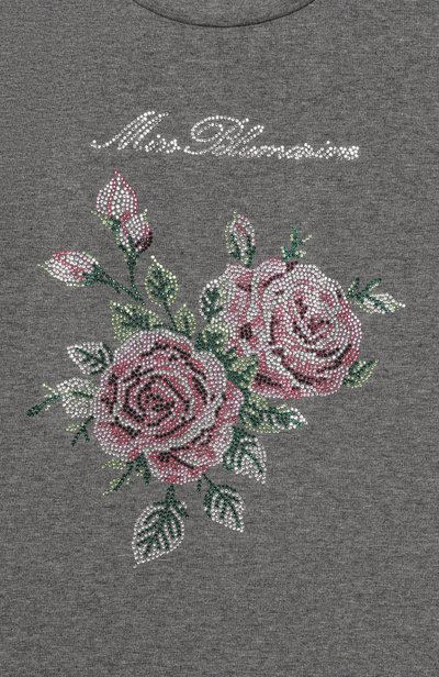 Хлопковая футболка BLUMARINE, арт. BFTS0420/JF031, фото 3