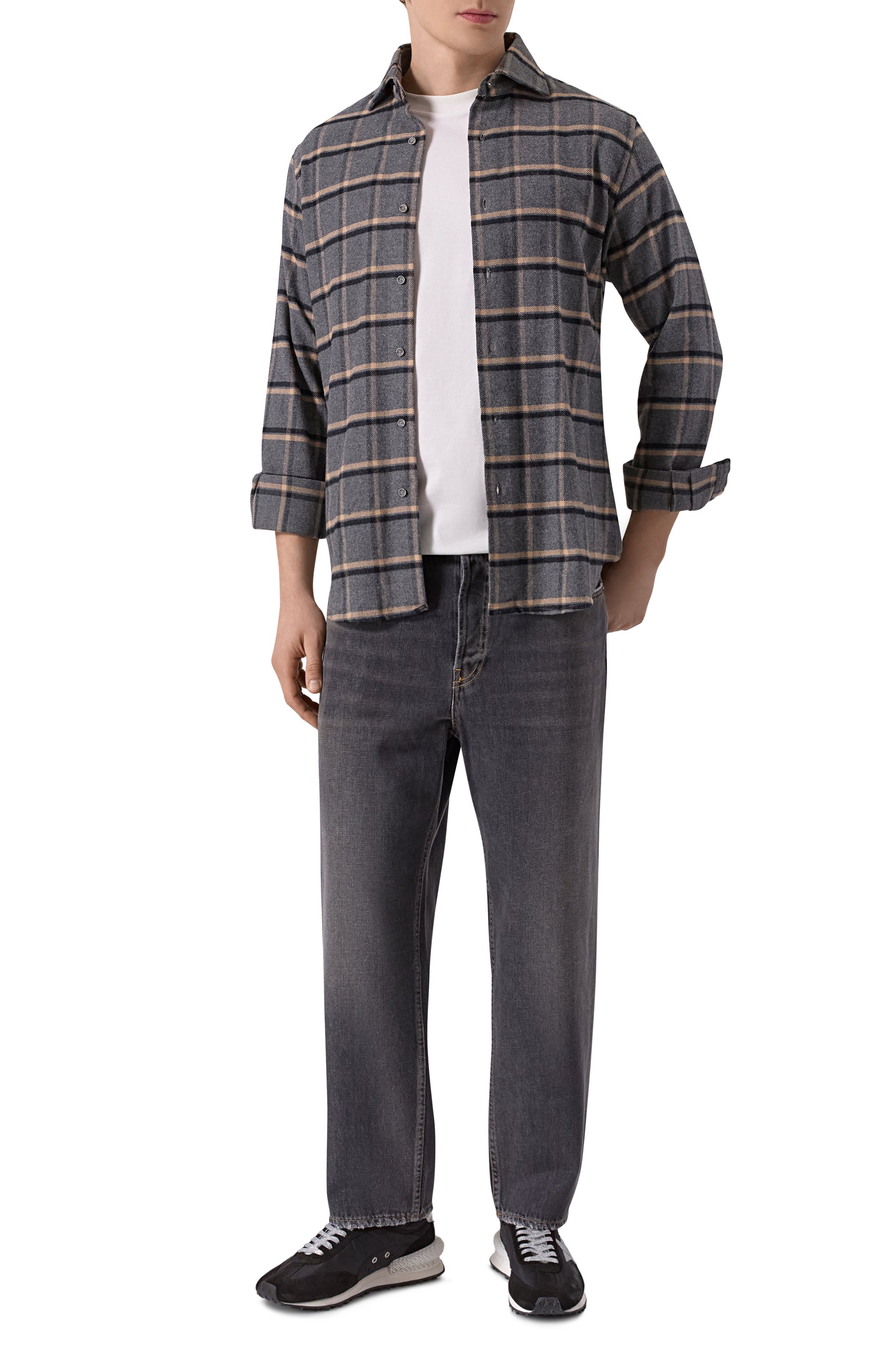 Комбинированные кроссовки marathon GOLDEN GOOSE DELUXE BRAND, арт. GMF00684.F005675, фото 2