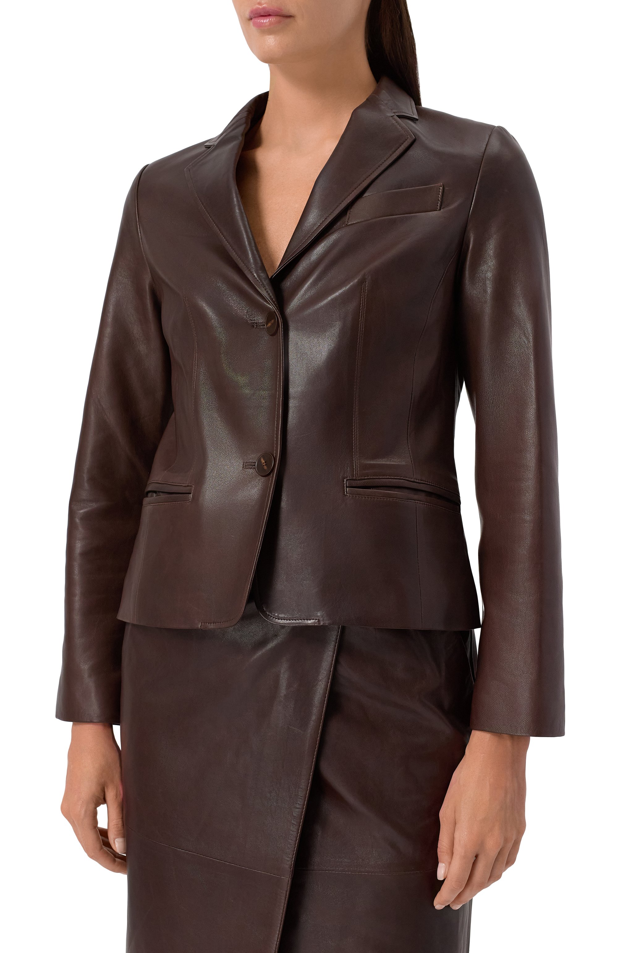 Кожаная куртка VENERA M., арт. P-40, фото 3