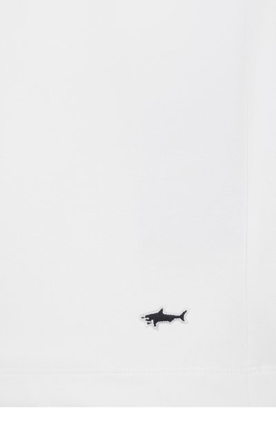 Хлопковые шорты PAUL & SHARK JUNIOR белого цвета по цене 14700 руб., арт. WUQ004/LDA60/6A-8A, фото 3 Хлопковые шорты PAUL & SHARK JUNIOR, арт. WUQ004/LDA60/6A-8A, фото 3