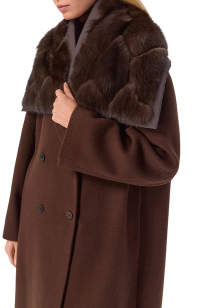 Двусторонний шарф из меха соболя BLACK SABLE, арт. BS-004SL, фото 2