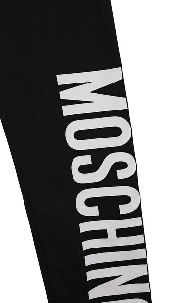 Хлопковые легинсы MOSCHINO, арт. H4P047/LBA00/12, фото 3