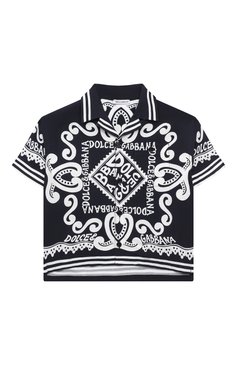 Хлопковая рубашка DOLCE & GABBANA, арт. L43S81/G7L0K/8-12+, фото 1