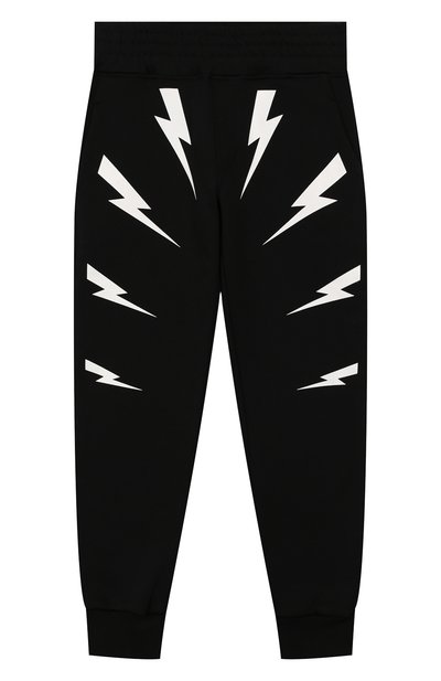 Хлопковые джоггеры NEIL BARRETT KIDS, арт. 021380, фото 1