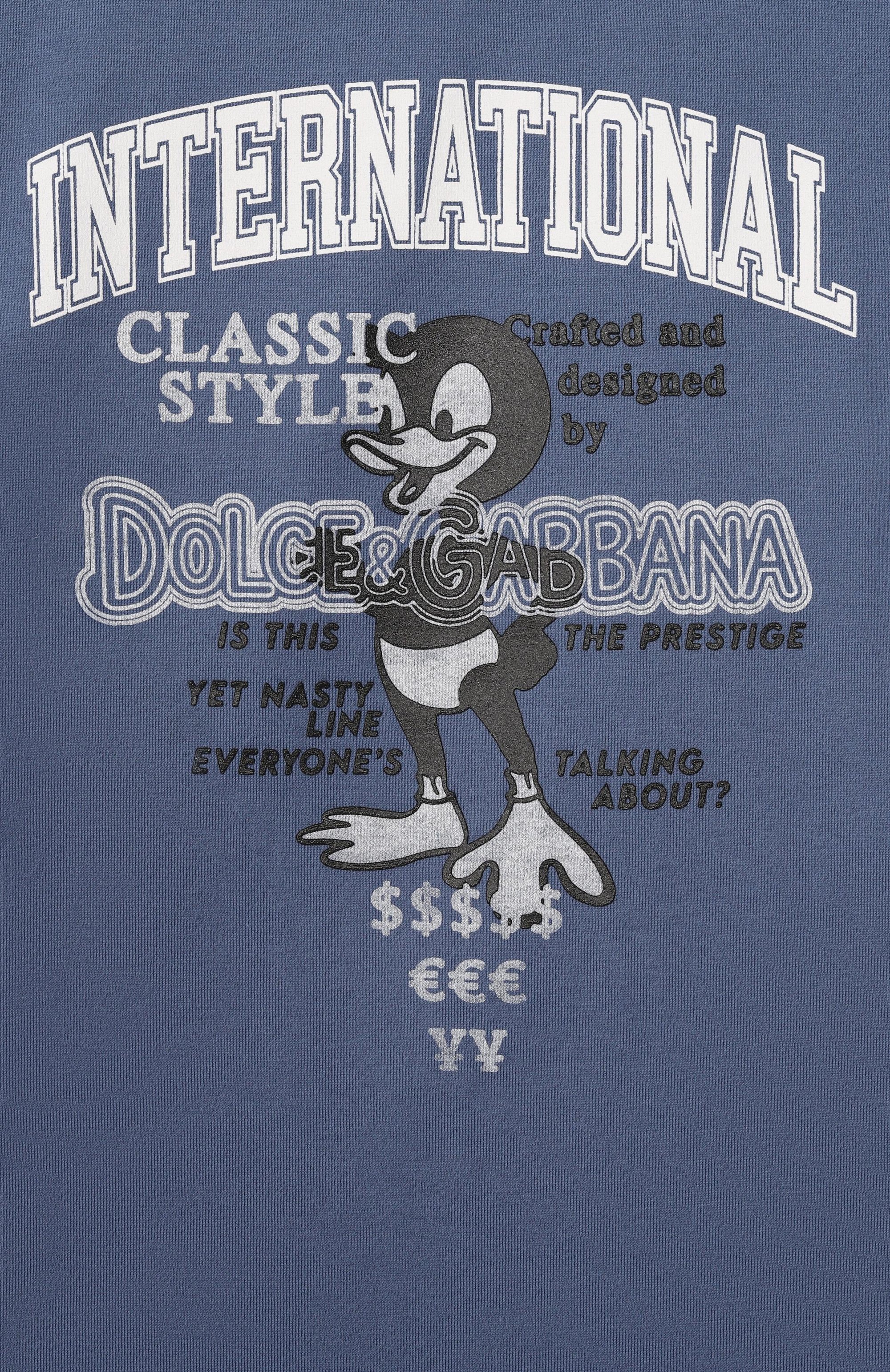 Хлопковая футболка DOLCE & GABBANA, арт. L4JTKF/G7PUE, фото 3