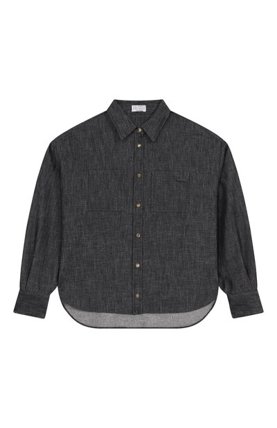 Джинсовая рубашка BRUNELLO CUCINELLI, арт. BB148C404C