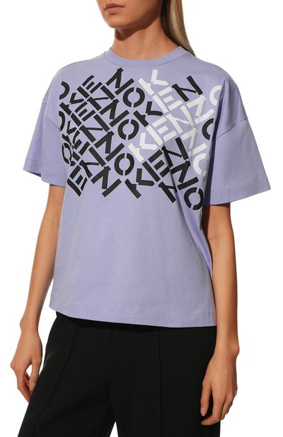 Хлопковая футболка kenzo sport KENZO, арт. FC52TS6844SJ, фото 3