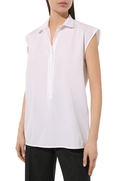 Хлопковая рубашка KITON белого цвета по цене 107500 руб., арт. D48410H06143, фото 3 Хлопковая рубашка KITON, арт. D48410H06143, фото 3