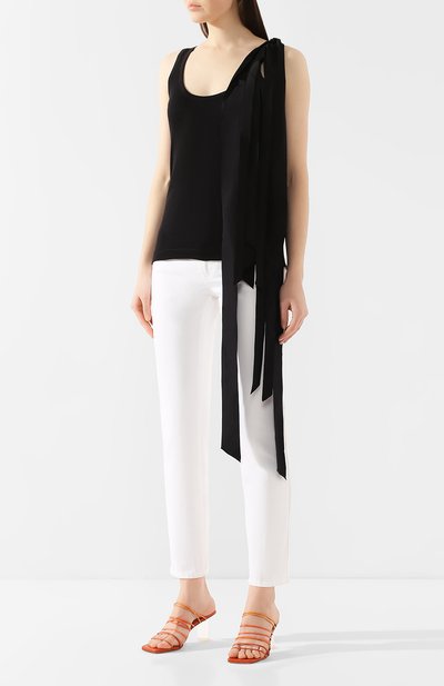 Хлопковая майка DRIES VAN NOTEN черного цвета по цене 25450 руб., арт. 201-31149-9629, фото 3 Хлопковая майка DRIES VAN NOTEN, арт. 201-31149-9629, фото 3