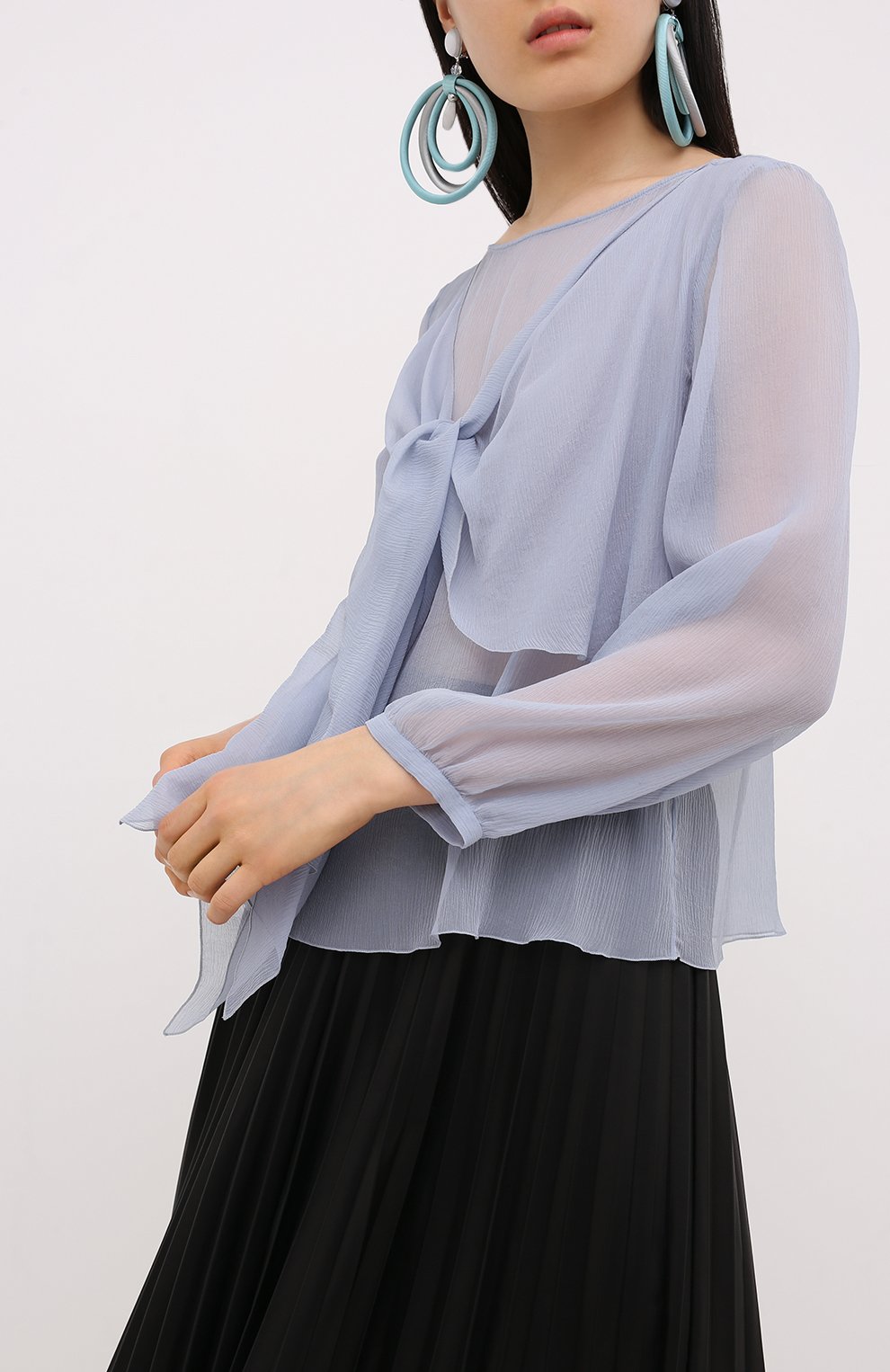 Шелковая блузка GIORGIO ARMANI, арт. 0SHCC00X/T01IT, фото 3