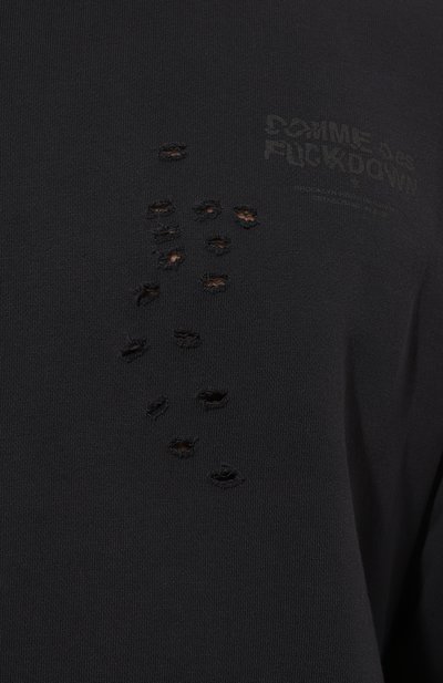 Хлопковое худи COMME DES FUCKDOWN, арт. CFABM01382, фото 5