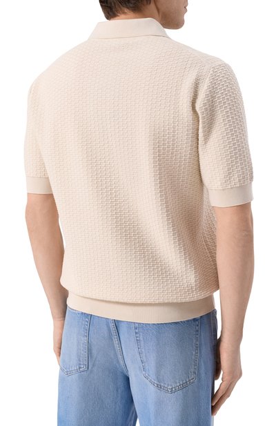 Хлопковое поло DOLCE & GABBANA, арт. GXZ02Z/JBCFB, фото 4