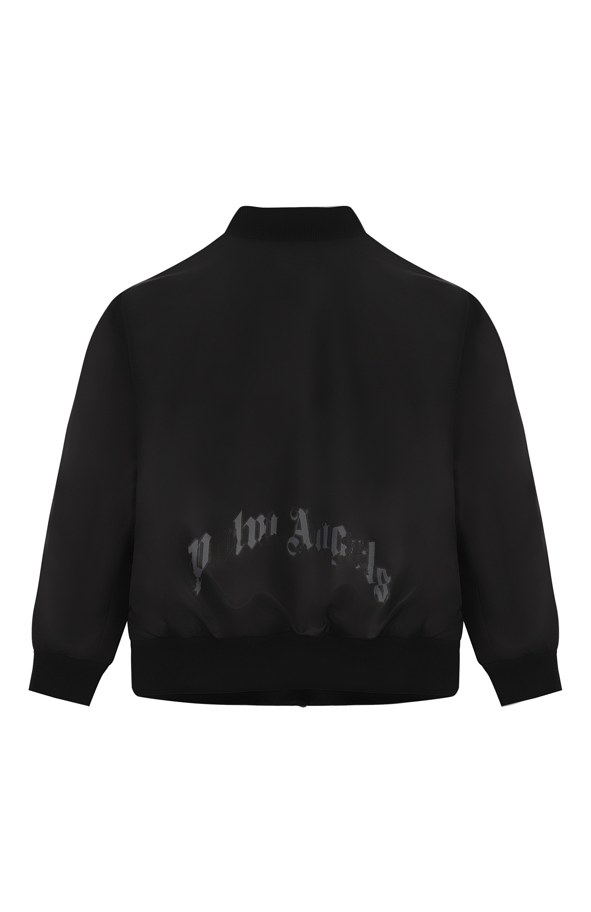 Бомбер PALM ANGELS черного цвета по цене 33300 руб., арт. PBEH003S26FAB001, фото 2 Бомбер PALM ANGELS, арт. PBEH003S26FAB001, фото 2