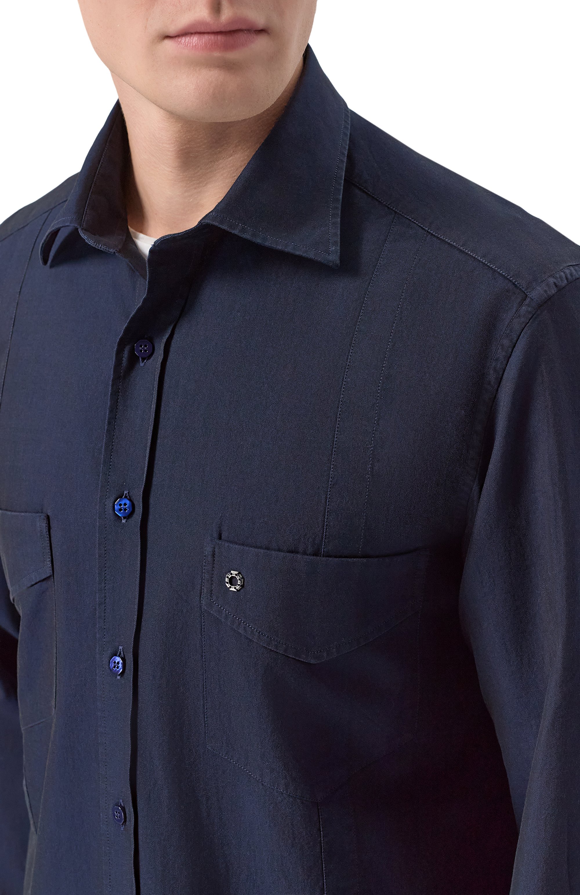 Хлопковая рубашка STEFANO RICCI, арт. MC008149/BX3128, фото 5