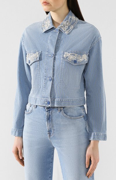 Джинсовая куртка ERMANNO ERMANNO SCERVINO, арт. 44 T CP26 JRI, фото 3