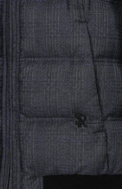 Шерстяной пуховик с воротником из бобра STEFANO RICCI JUNIOR, арт. YAJ8400020/HC4QDR, фото 3